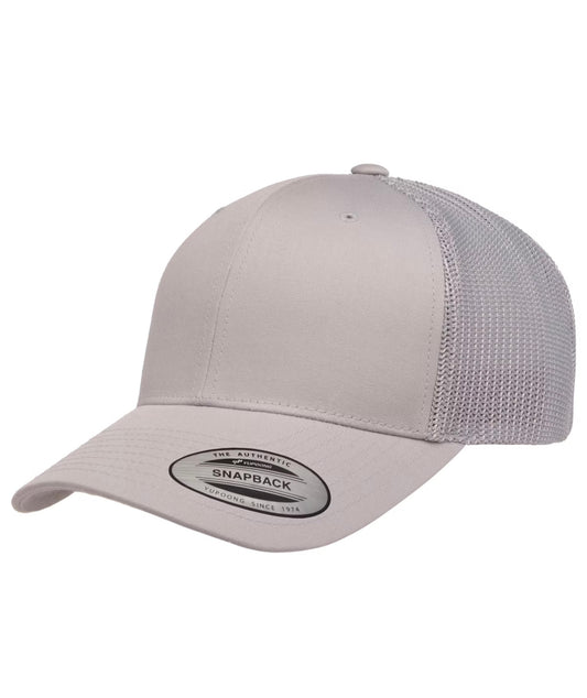 Retro Trucker Hat Silver
