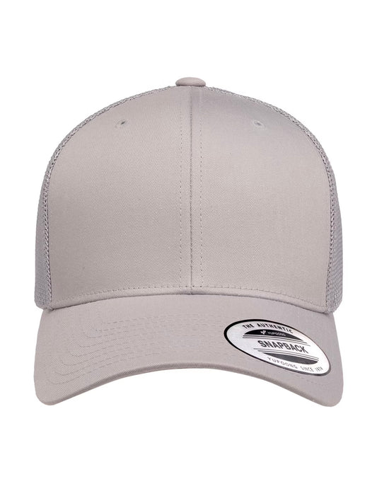 Retro Trucker Hat Silver